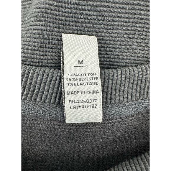 Varley Manning Sweatshirt ribbed Size M in Black - Picture 9 of 9